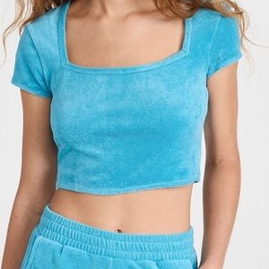 ALO Yoga Terry Beachside Short Sleeve Shirt, 308